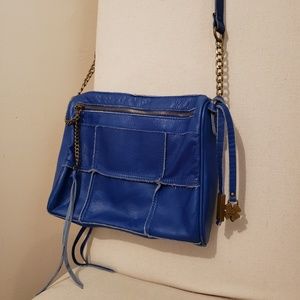 Lucky Brand Royal Blue Leather Patch Crossbody